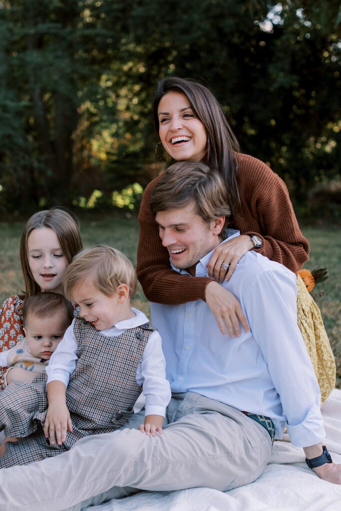 Fall family photo session in Columbia, SC