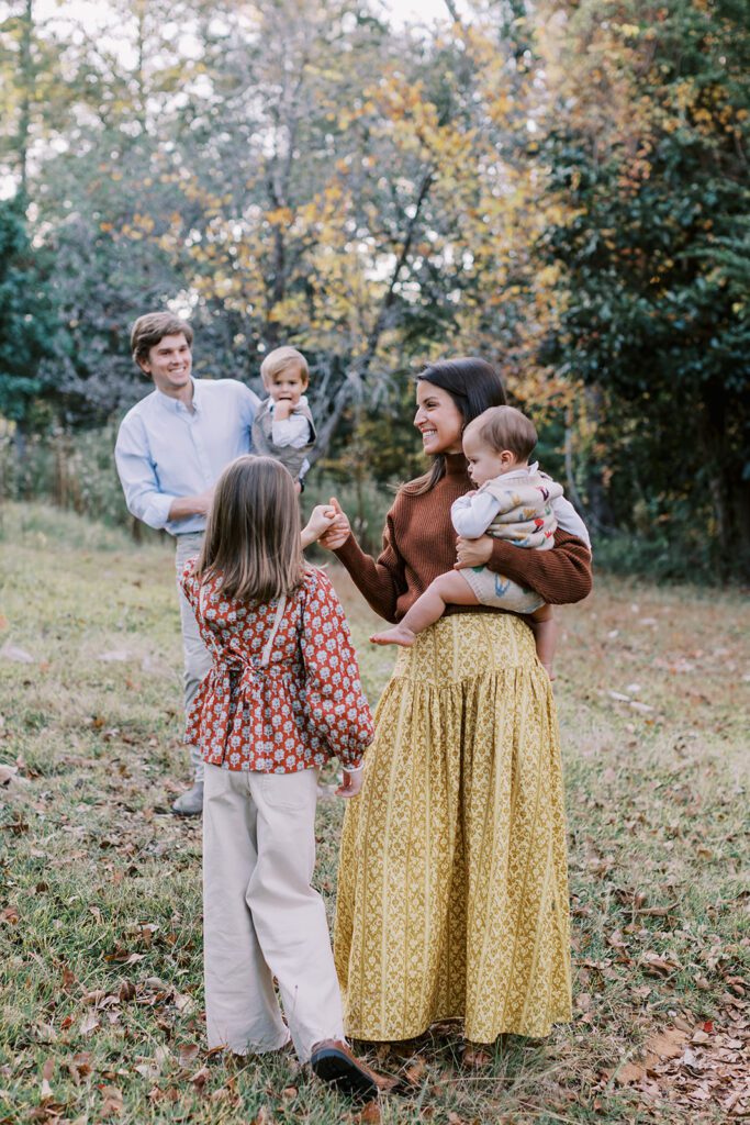 Fall family photo session in Columbia, SC